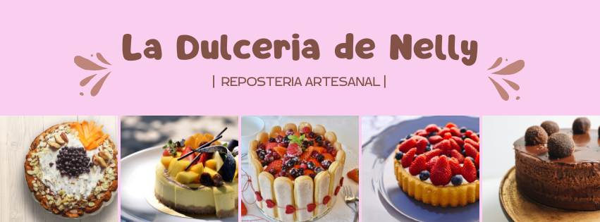 portada nombre la dulceria de nelly con imagen de diferentes dulces nacionales
